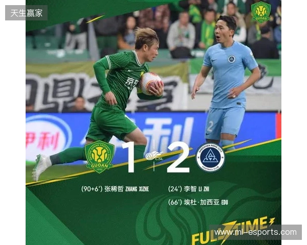 终结5轮不胜！国安1-0绝杀新鹏城 张稀哲89分钟绝杀送新鹏城3连败